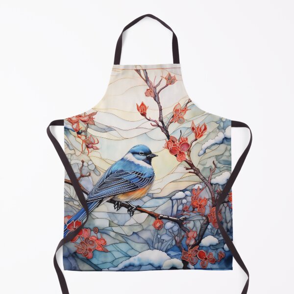 Item preview, The little bird and the red flower portrait digital art designed and sold by EternityLoves.