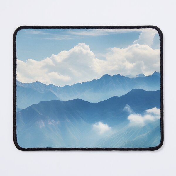 Item preview, Stunning panoramic view of mountain range digital print designed and sold by dcrc.