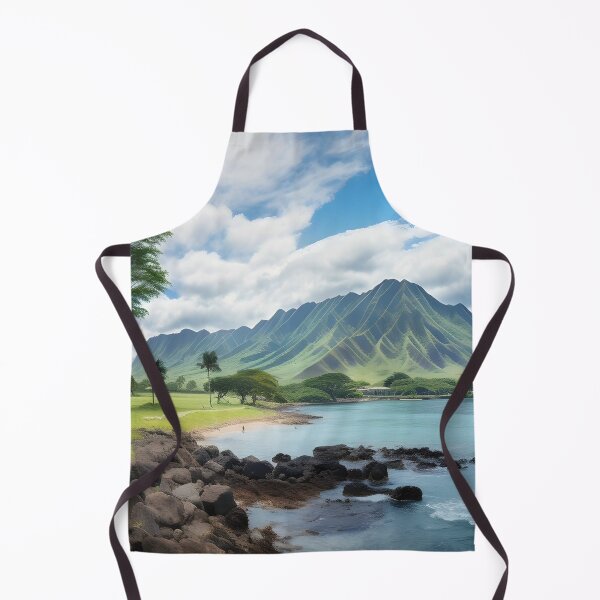 Item preview, Stunning panoramic island view digital print designed and sold by dcrc.