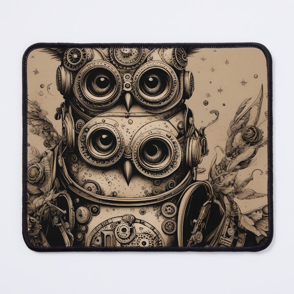 Item preview, Steampunk Astronaut Owl designed and sold by AbsoluteA.