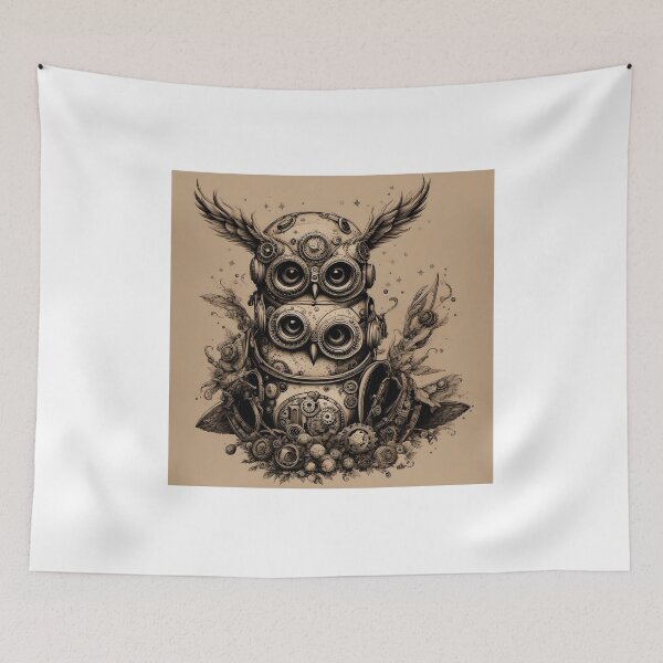 Item preview, Steampunk Astronaut Owl designed and sold by AbsoluteA.