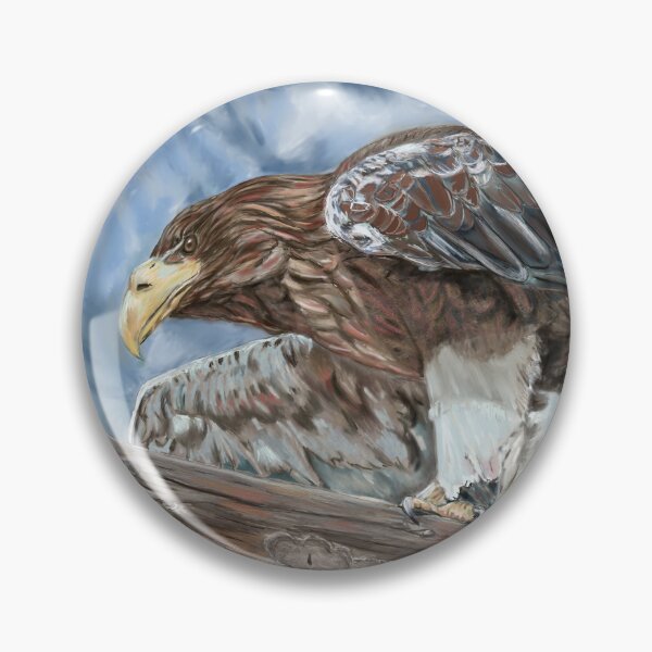 Item preview, White Tailed Eagle - on a branch designed and sold by animal-inspired.