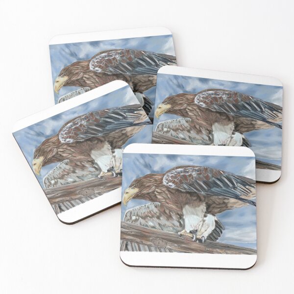 Item preview, White Tailed Eagle - on a branch designed and sold by animal-inspired.