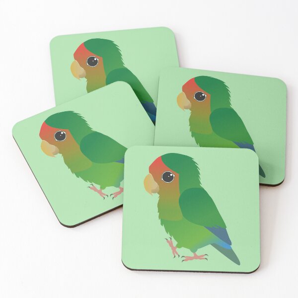 Item preview, Cute peach faced lovebird designed and sold by Bwiselizzy.