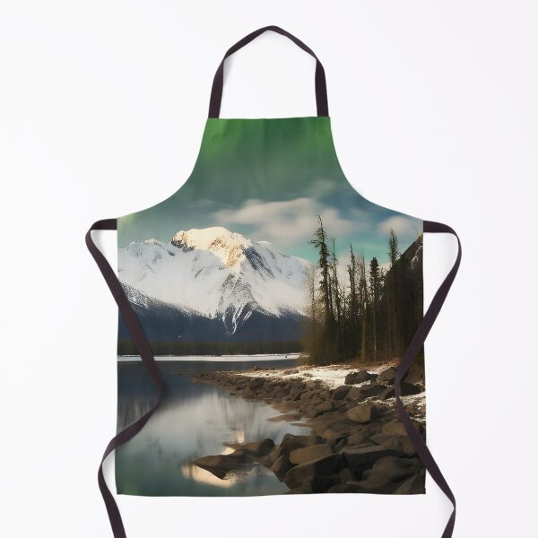 Item preview, Panoramic snowcapped mountain range digital print designed and sold by dcrc.
