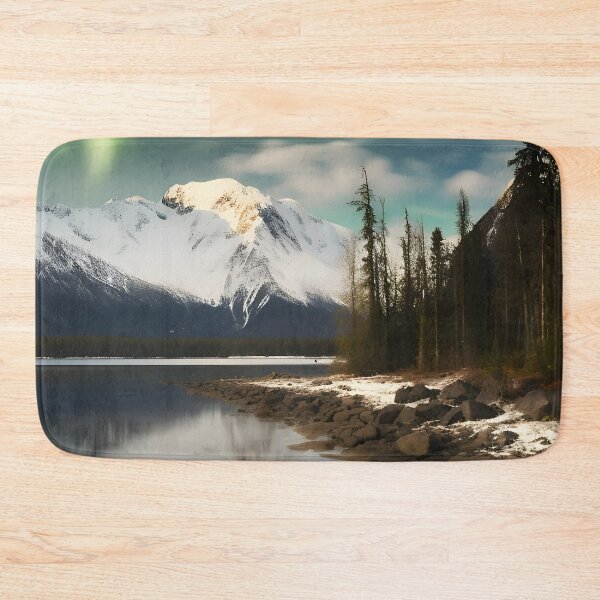 Item preview, Panoramic snowcapped mountain range digital print designed and sold by dcrc.