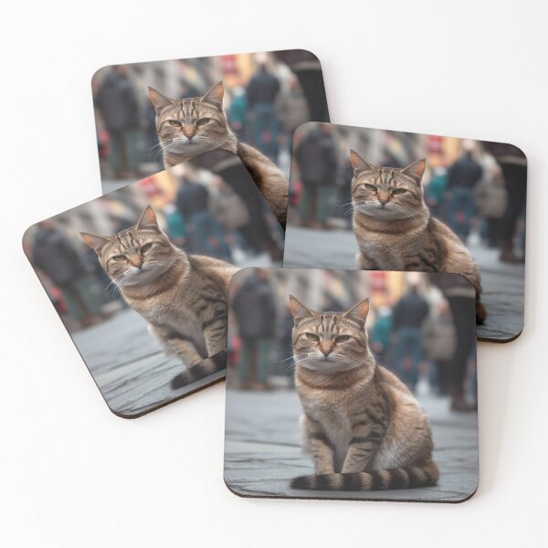 Item preview, The Gaze Master Cat - Impress with this Observant Feline! designed and sold by InkDazzle.