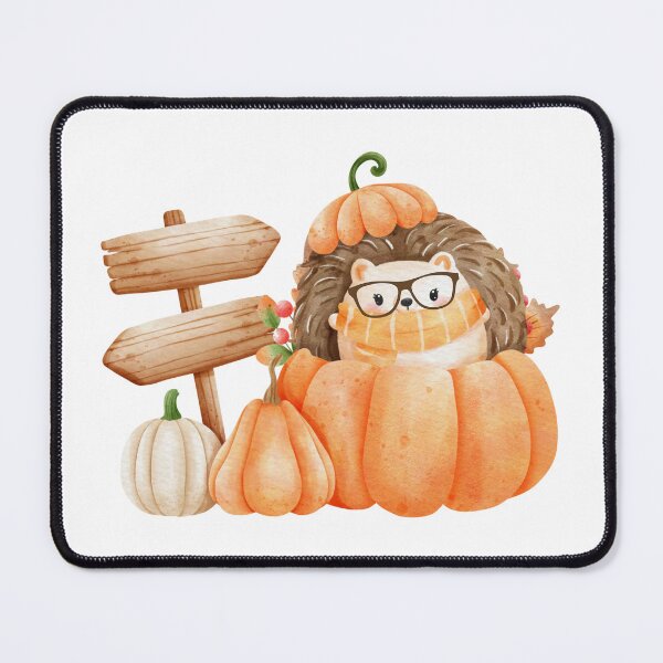 Item preview, Hedgehog Autumn Fall Pumpkin  designed and sold by Comfy Creations.