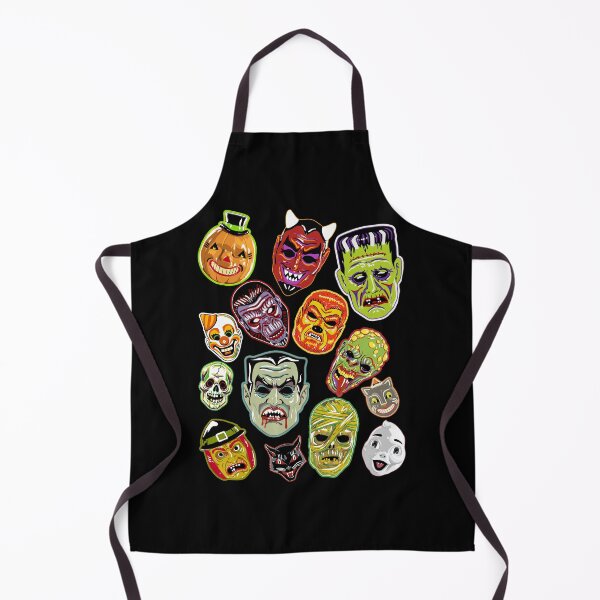 Item preview, Retro Halloween Masks designed and sold by TheBitterEnd.