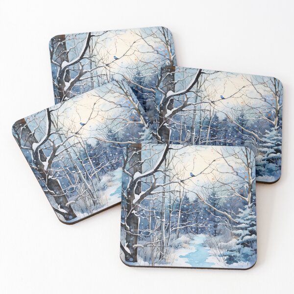 Item preview, Loneliness in the winter forest digital art designed and sold by EternityLoves.