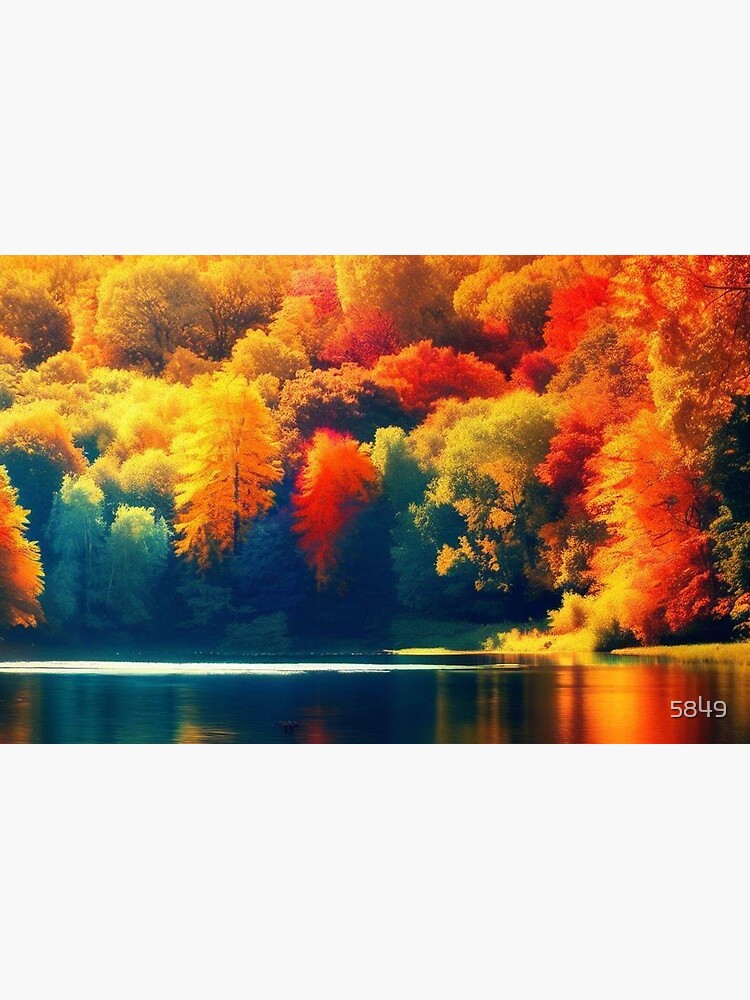 Thumbnail 4 of 4, Zipper Pouch, Such Beauty in the Autumn Leaves designed and sold by 5849.