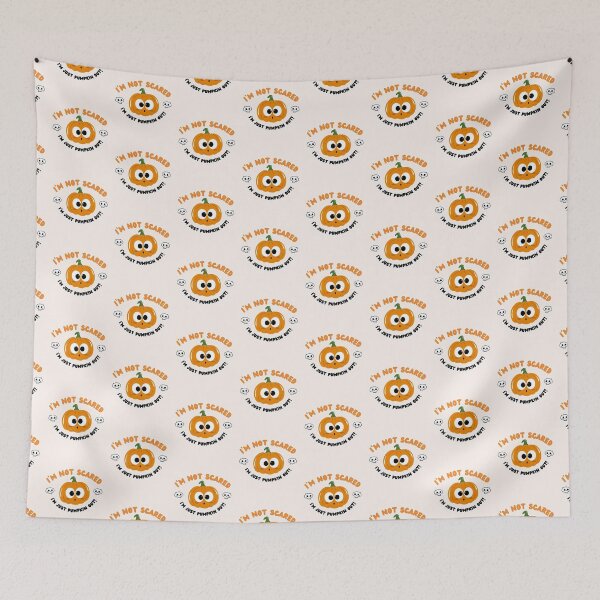 Item preview, I'm not Scared, I'm just Pumpkin Out! | Cute Pumpkin Surprised designed and sold by Kimochi-Shop.