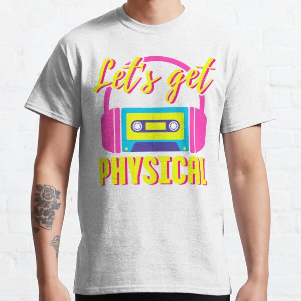 Let's Get Physical Vintage 80s Retro Workout Design Essential T-Shirt by  ProdbyNiECO