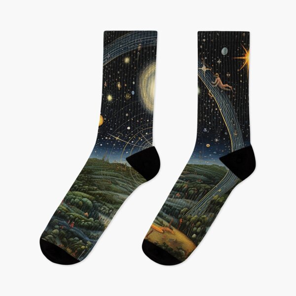 Item preview, Ethereal Dark Planet Space Landscape - Cosmic Art Print designed and sold by JojoArtEvo.
