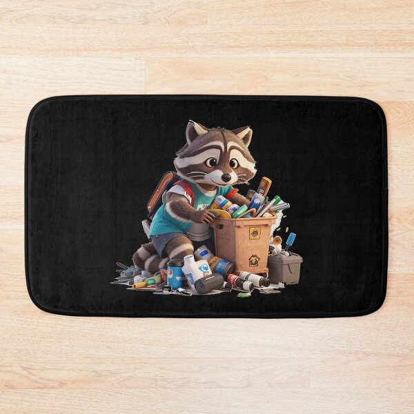 Item preview, Raccoon with a trunk full of junk designed and sold by TrendyPalette.