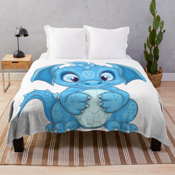 Item preview, Blue cartoon Dragon. Fantasy clipart. designed and sold by AndreyKENO.