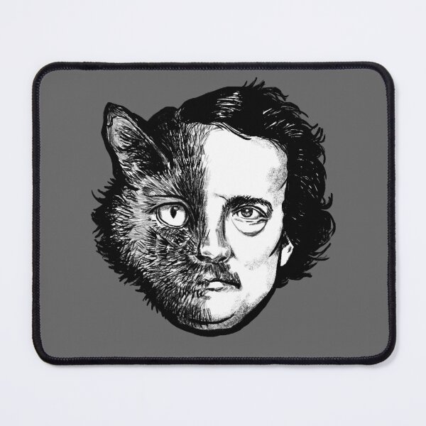 Item preview, The Black Poe Cat designed and sold by vaLeerieCurios.
