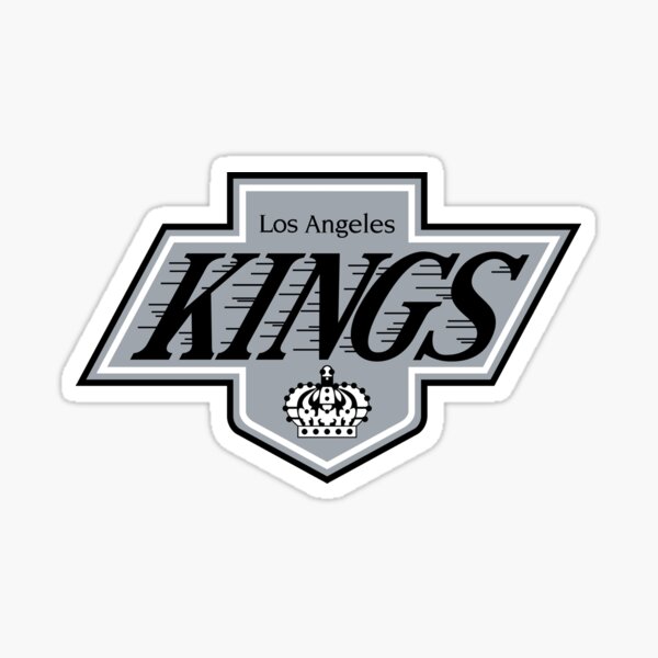 Los Angeles Kings Throwback Circle Logo Vinyl Decal / Sticker 5 Sizes!!!