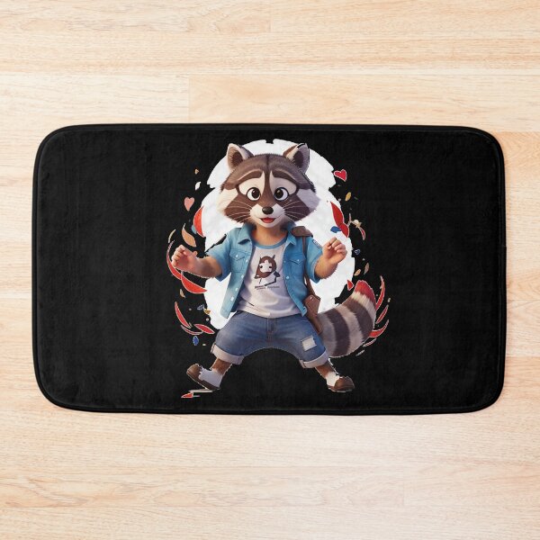 Item preview, Raccoon dancing designed and sold by TrendyPalette.