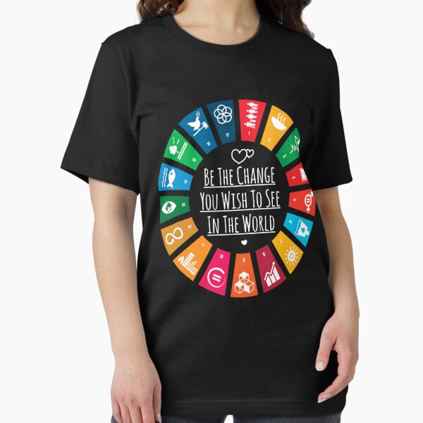 Vista previa del artículo con la obra «ODS de la ONU Objetivos globales 2030», diseñado y vendido por JohnBaileyy.