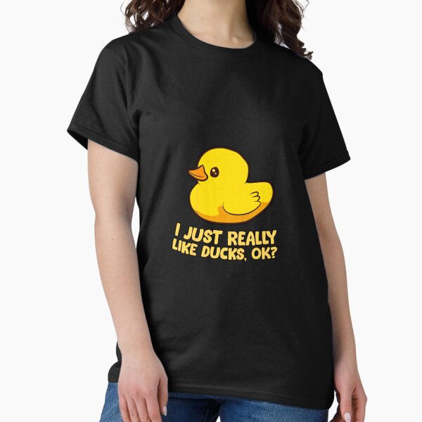 Item preview, J'aime vraiment les canards Ok Canard en caoutchouc designed and sold by lotteheinze.