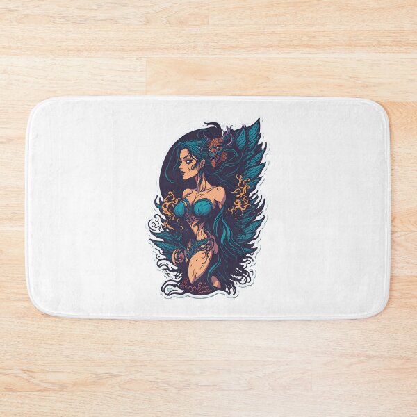 Item preview, Beautiful Blue Succubus Fantasy Art  designed and sold by posyshinne.