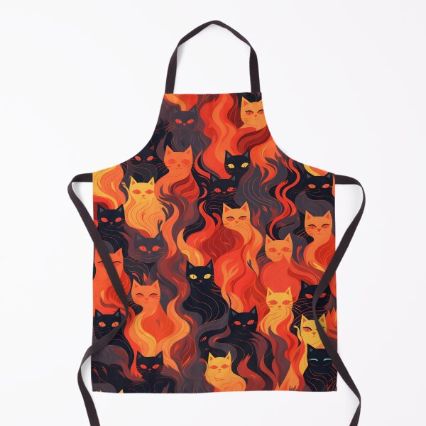 Item preview, Inferno Felines: Fire Cats in Fiery Symphony designed and sold by SweetRepeat.