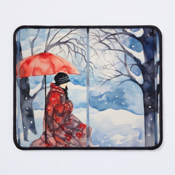 Item preview, The woman in red suit digital art designed and sold by EternityLoves.