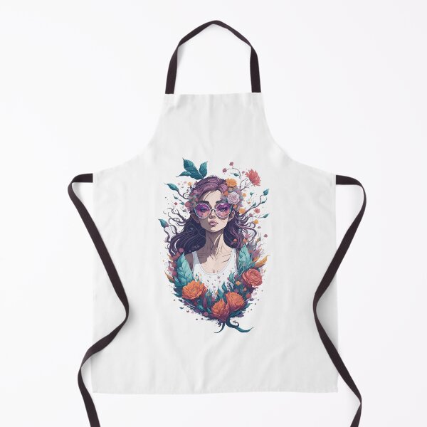 Item preview, Beautiful Faru with glasses and flowers designed and sold by posyshinne.