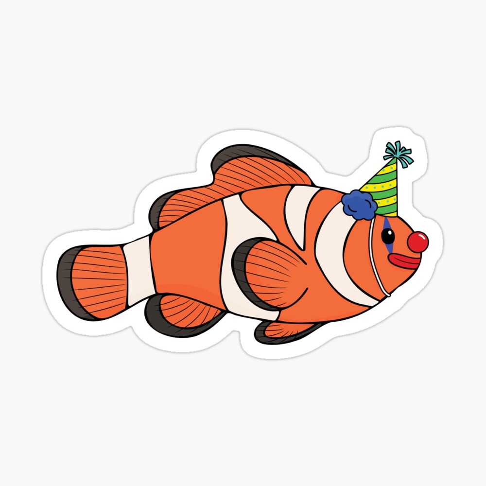 Clown Fish Call You Stock Illustration 1106375021