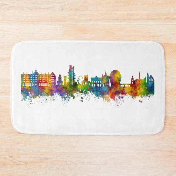 Item preview, Folkestone England Skyline designed and sold by ArtPrints.