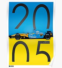 ALONSO R25 POSTER Poster