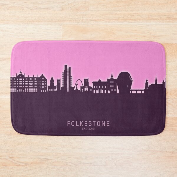 Item preview, Folkestone England Skyline designed and sold by ArtPrints.