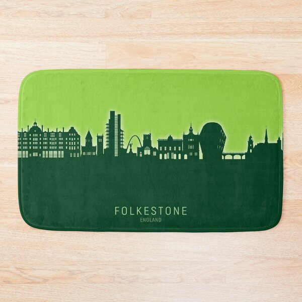 Item preview, Folkestone England Skyline designed and sold by ArtPrints.