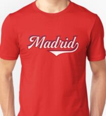 Madrid - Spain - Espana - Vintage Sports Typography Unisex T-Shirt