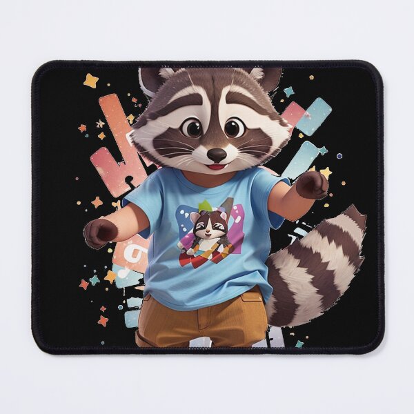 Item preview, Raccoon dancing designed and sold by TrendyPalette.