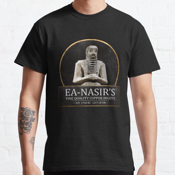 Item preview, Ea-Nasir's Fine Quality Copper Ingots - Funny Bronze Age History Meme designed and sold by Agema Apparel.