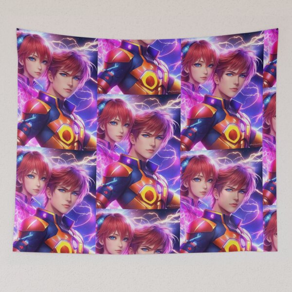 Item preview, "Neon Glow Anime Aesthetics: Trendy T-Shirt Design" designed and sold by AyushAIImage01.