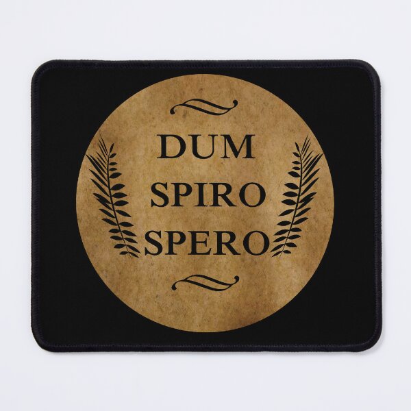 Item preview, Dum spiro spero latin quotes sayings words phrases word designed and sold by Alexaltay.