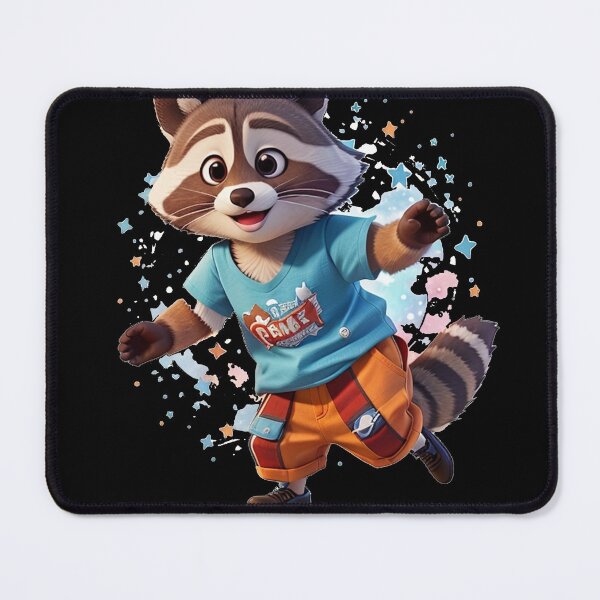 Item preview, Raccoon dancing designed and sold by TrendyPalette.