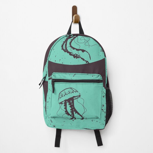 Item preview, Jellyfish Moves in round grunge shape - Animal Minimal Collection designed and sold by monkeybusiness.pt.
