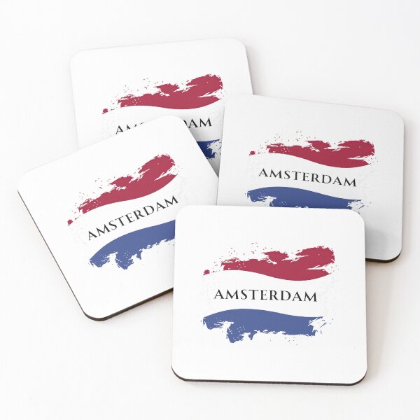 Item preview, amsterdam flag designed and sold by Micapox.