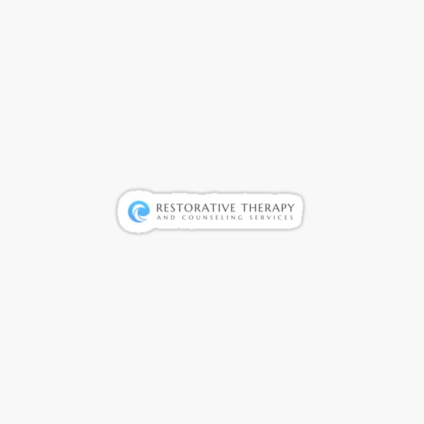 Restorative Therapy landscape logo Sticker