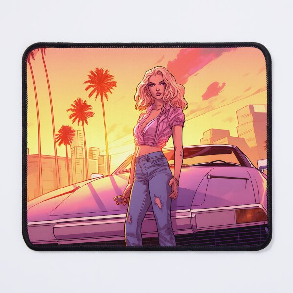 Item preview, Miami Vice Pink Blonde Girl designed and sold by Bored Elon.