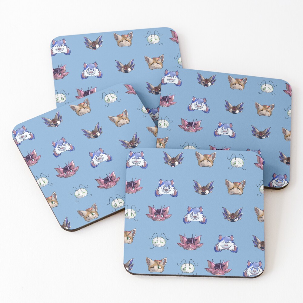 Item preview, Coasters (Set of 4) designed and sold by CatmintDragon.