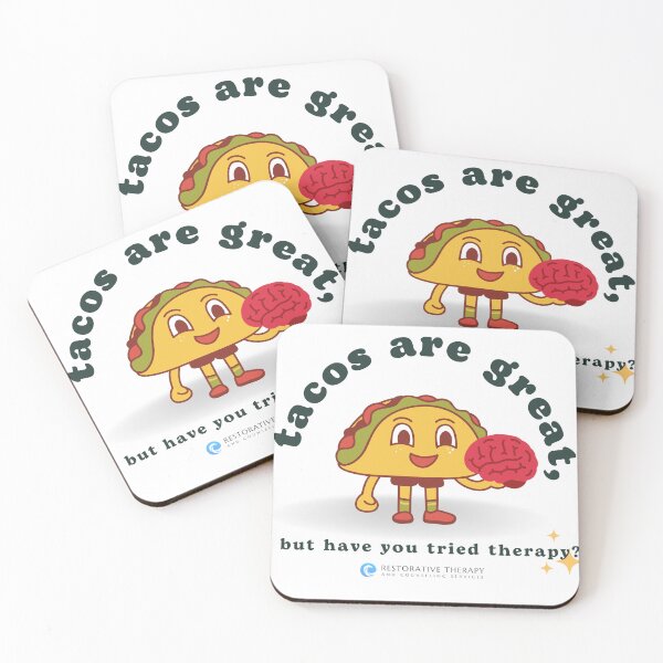 Item preview, But have you tried therapy? Taco edition  designed and sold by Restorative Therapy &  Counseling Services.