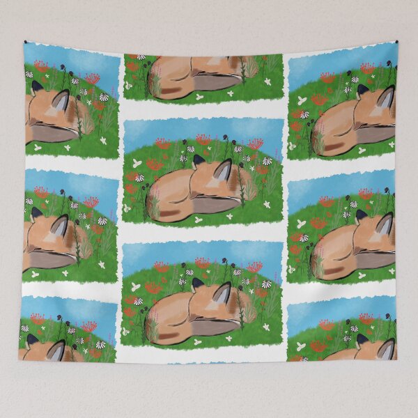 Item preview, Fox in Field  designed and sold by InkedEdges.