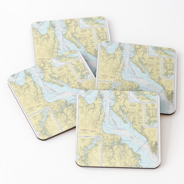 Item preview, James River VA Map (1993) designed and sold by BravuraMedia.
