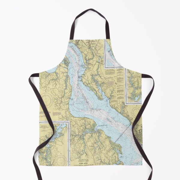 Item preview, James River VA Map (1993) designed and sold by BravuraMedia.