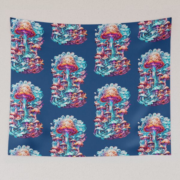 Item preview, Shroom Forest Magic Splash Wave Blue Staining Psilocybin designed and sold by wojysmokes.